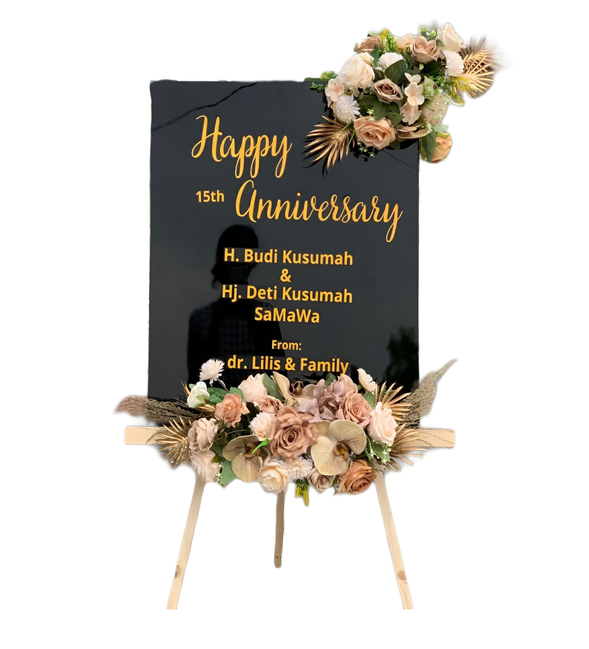 Papan Bunga Akrilik Tembuku
